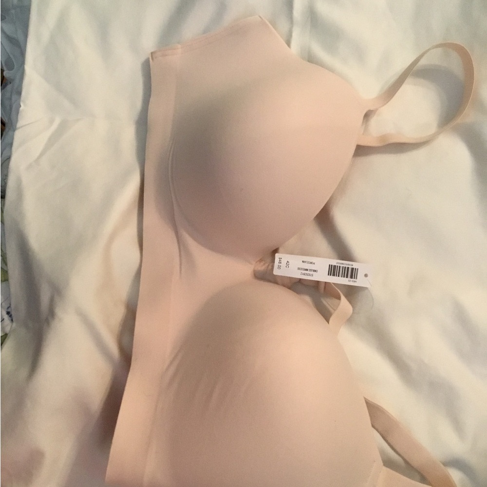 Soma Cream Seamless Bra with Adjustable Straps